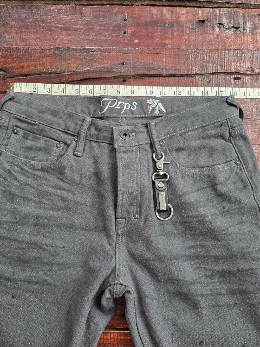 PRPS Demon Straight Fit Jeans Made in UAE Distressed Men’s Size 32 Retail - Picture 13 of 15